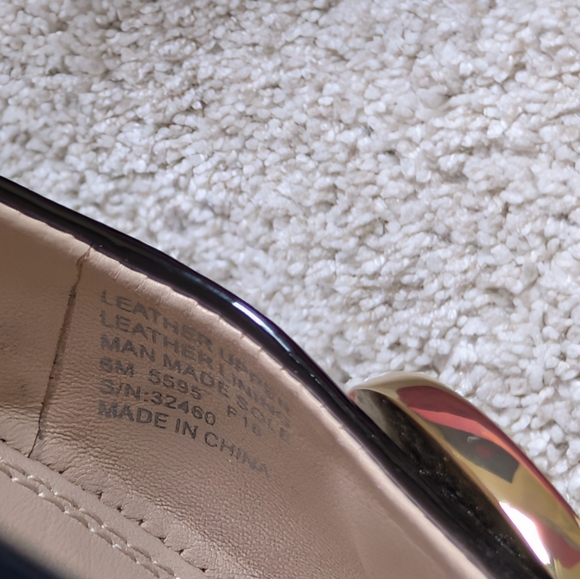 Tory Burch Twiggy Black Patent Leather Flats - Size 6